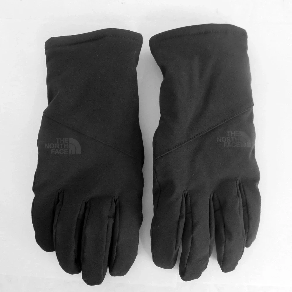 The‎ North Face Womens Apex Etip Gloves Black Softshell Fleece Lined Large L